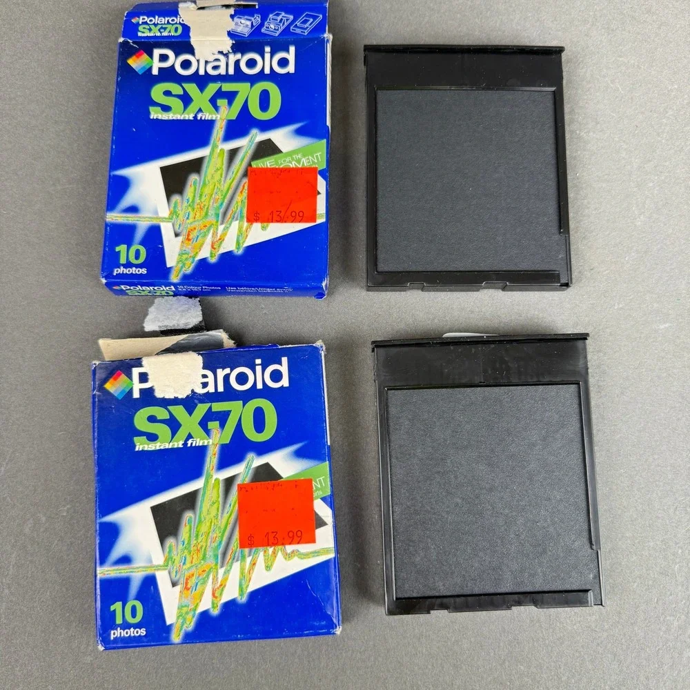 Vintage Polaroid SX-70 Instant Film 2 Packs 10 Photos Each Expired Untested